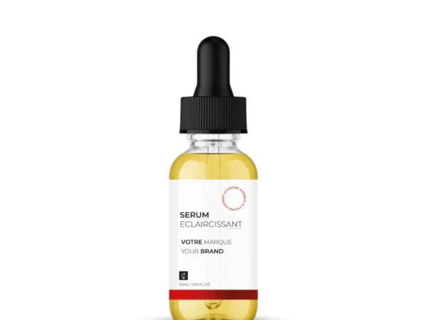 Sérum éclaircissant bio pour visage en marque blanche par CosmetikLab